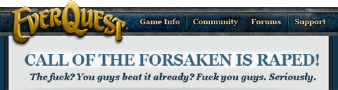 Call of the Forsaken is raped!